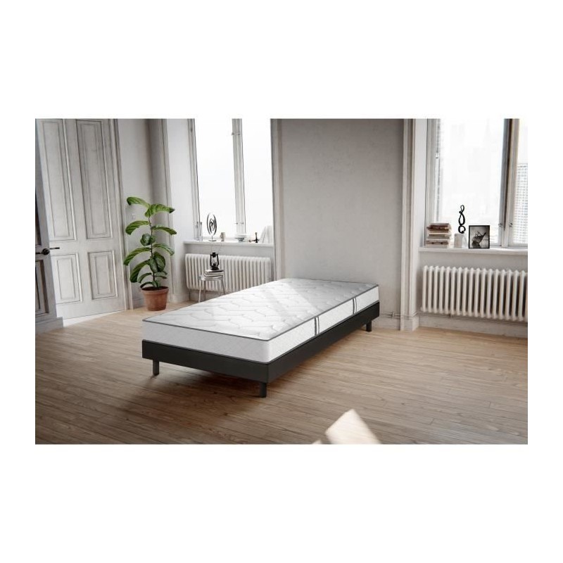 Matelas 90x190 cm ECOFRIENDLY STRATUS - Mousse - 16 cm