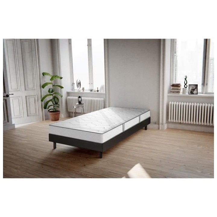 Matelas 90x190 cm ECOFRIENDLY STRATUS - Mousse - 16 cm