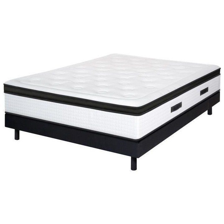 KIOTA Matelas + Sommier - 160x200cm - Mousse et mémoire de forme - 29
