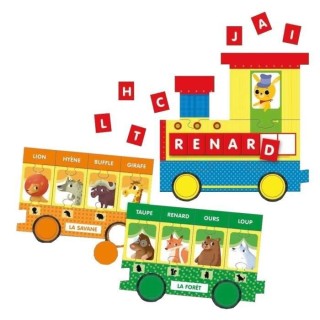 LISCIANI Carotina Le Petit Train des Animaux de la Ferme - Jeu éducat