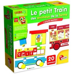 LISCIANI Carotina Le Petit Train des Animaux de la Ferme - Jeu éducatif