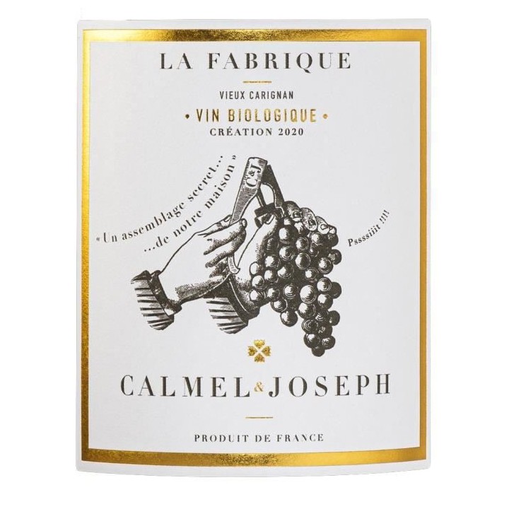 Calmel & Joseph Les Terroirs La Fabrique 2020 Vieux Carignan - Vin rou