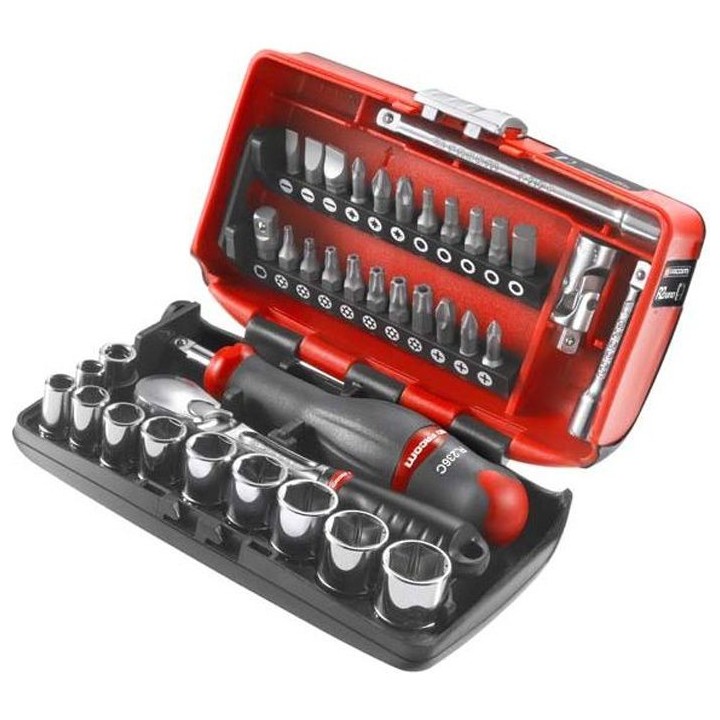 Coffret douilles 1/4'' 6 pans métriques 5,5 a 14mm - FACOM - RL.NANO1