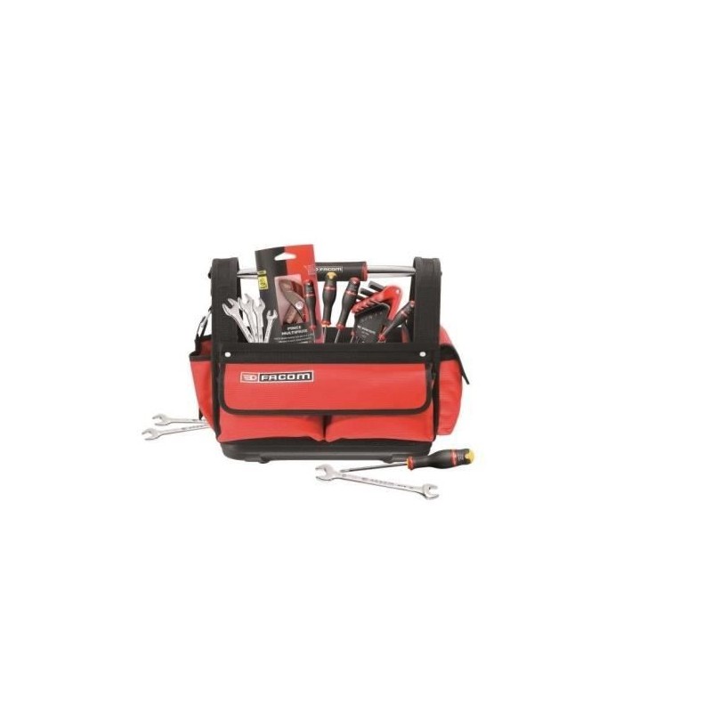 Boite a Outils Textile Probag FACOM - BS.T14CM1PB (Livré avec 5 Tvis Protwist + 9 Clés mâles + Pince multiprise + 7 Clés a f