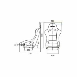 Siège Recaro RC070770886 Rouge Noir