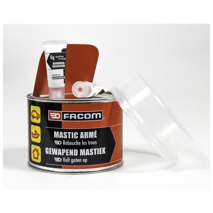 FACOM Mastic armé - Chagé en fibres de verre - 600 g