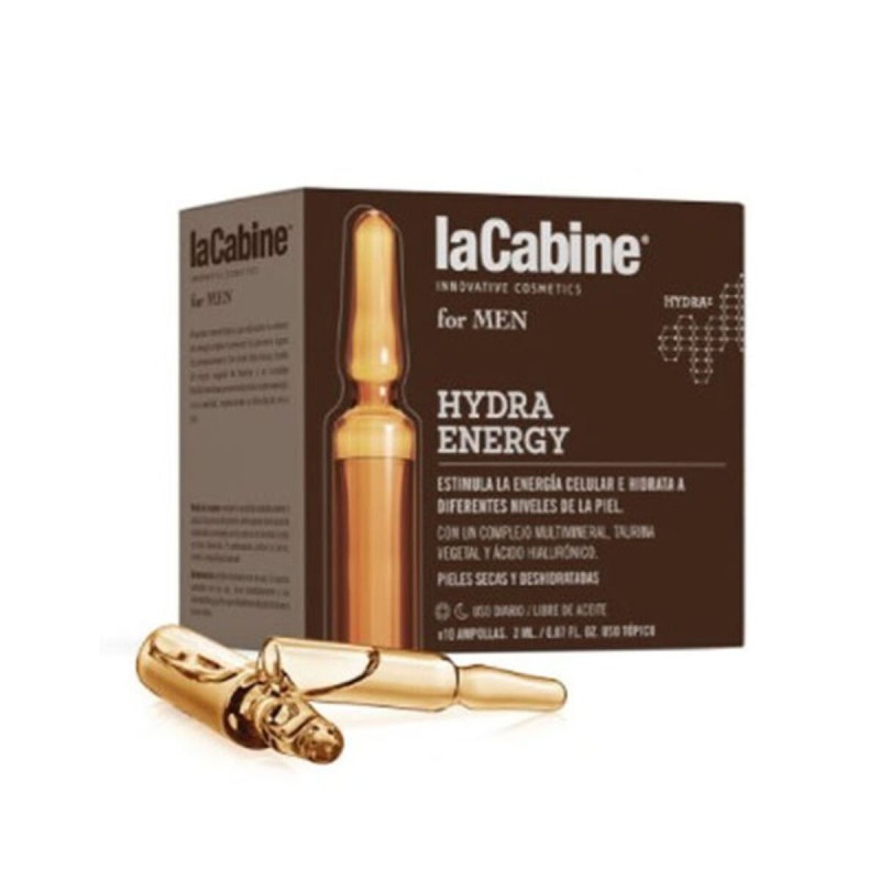 Ampoules laCabine La Cabine for Men Energía Hydratant (2 ml) (10 x 2 ml)