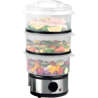 FAGOR FG9122 Cuiseur Vapeur 7.5L - 3 panier vapeur avec paniers - Minu