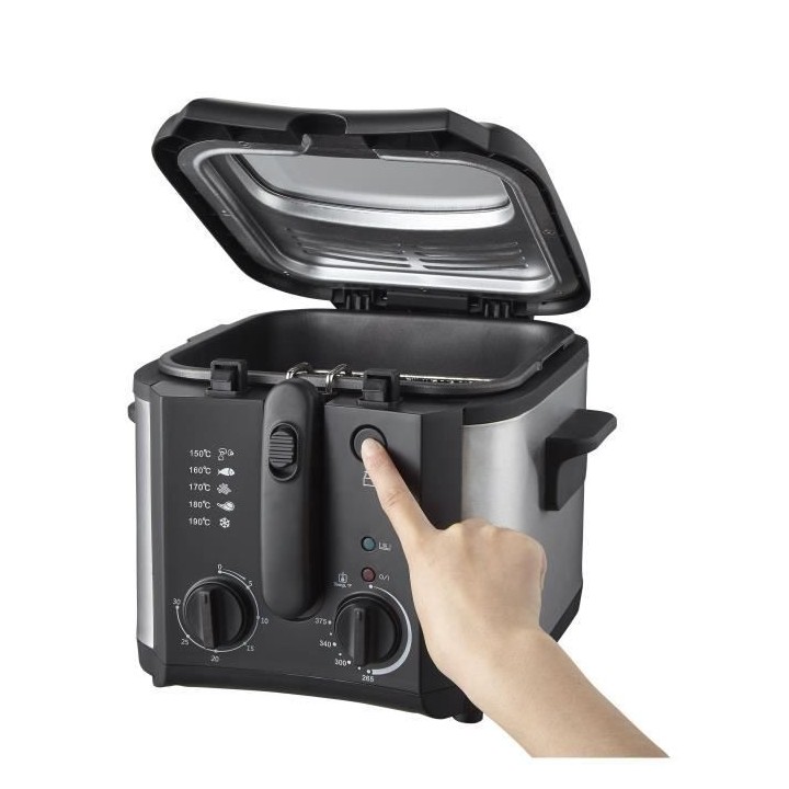 FAGOR FG0312 Friteuse électrique - 2,5L - 1600W - Timer - Thermostat