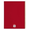 Cahier à Spirale Safta 542038064 Bordeaux A4