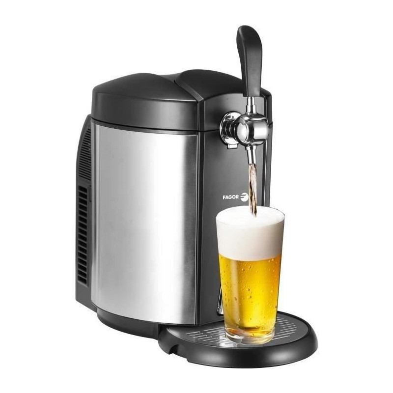 FAGOR FG317 - Tireuse a biere - Compatible avec les fûts universels de 5L - 65W - Systeme de refroidissement intégré - Corps