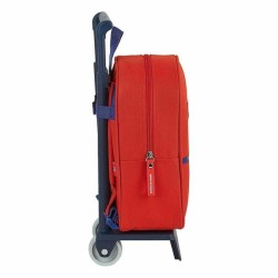 Cartable à roulettes 805 Atlético Madrid M280 Rouge Bleu Blanc