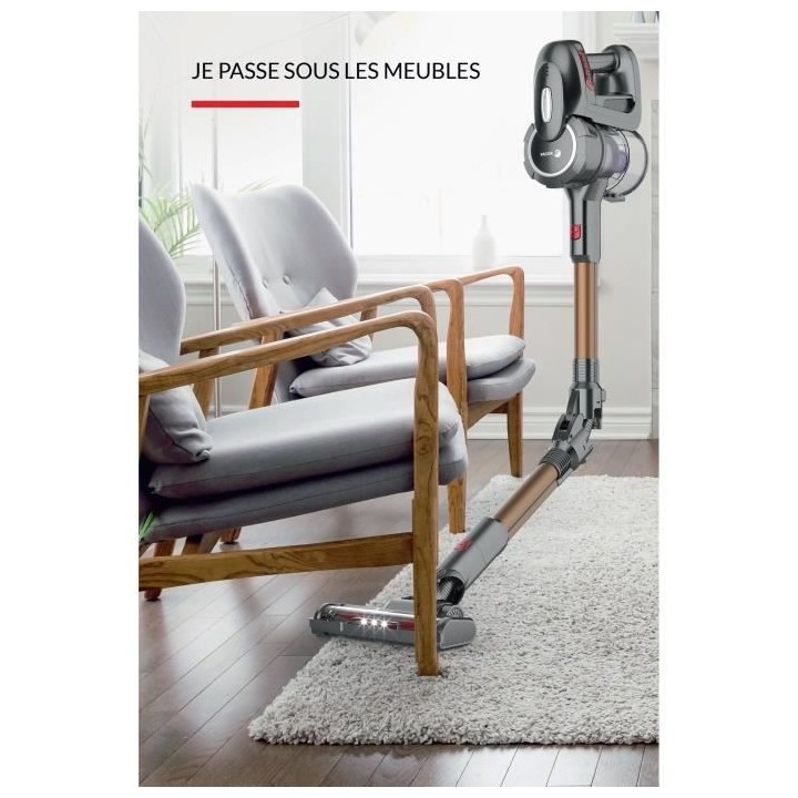 FAGOR FG406 - Aspirateur Balai sans fil - Autonomie 32 min - Bras arti