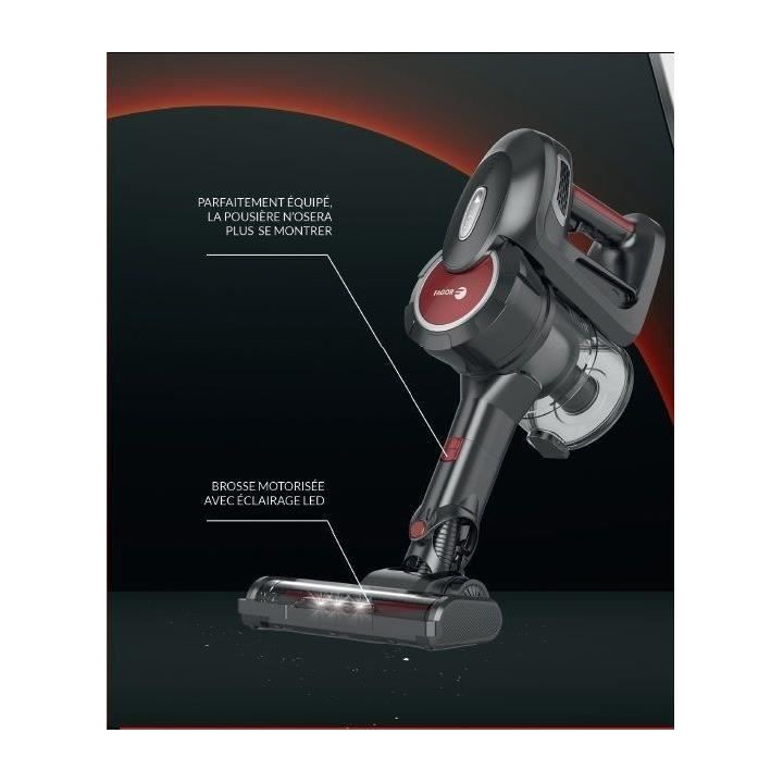 FAGOR FG238 - Aspirateur Balai sans fil - Autonomie 32 min - Bras arti