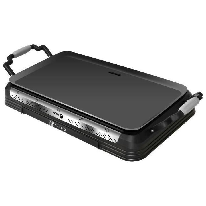 FAGOR FG576 Plancha Party - 2200W - Poignée rabattable - Revetement a
