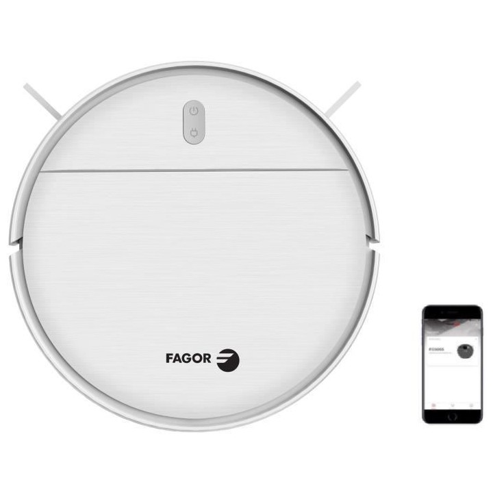 Aspirateur Robot Wifi FAGOR FG028 - 3 en 1 : Balaye, aspire et lave -