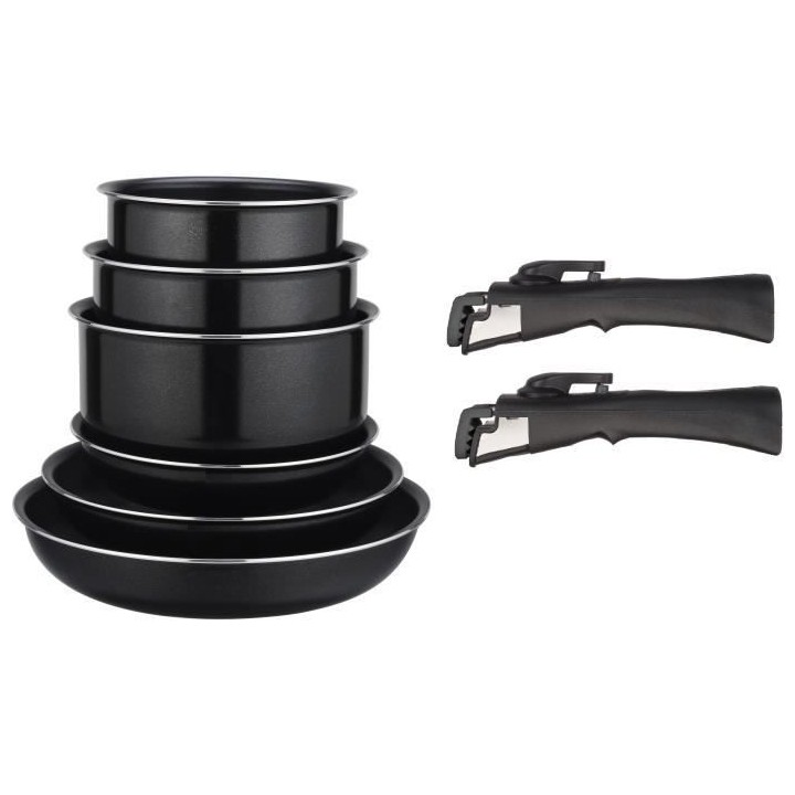 ART&CUISINE FG91 Batterie de cuisine 8 pieces - tous feux dont inducti