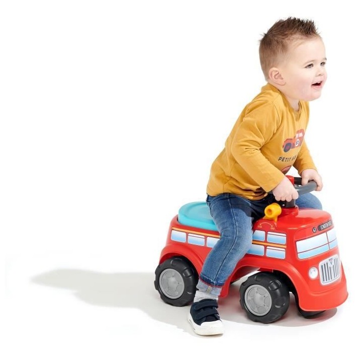 FALK - Porteur London Bus - assise ouvrante et volant directionnel ave