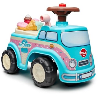 FALK - Porteur Glacier - assise ouvrante, volant directionnel avec kla