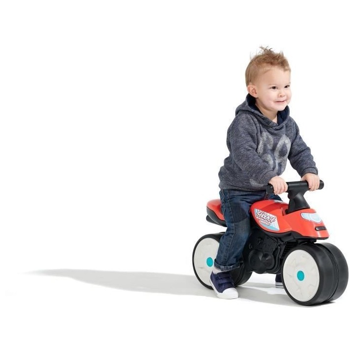 Draisienne moto Falk - Street Champion - roues silencieuses - Rouge