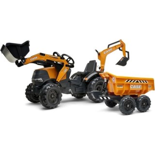 FALK - 997W - Tractopelle a pédales Case IH Construction avec excavat