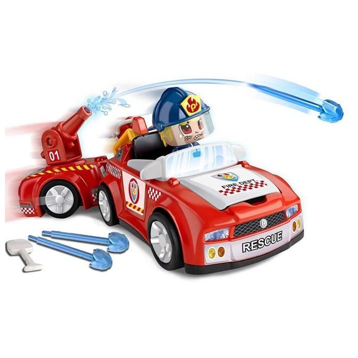 Pinypon Action - Coffret Véhicule de Pompier avec 1 figurine et acces