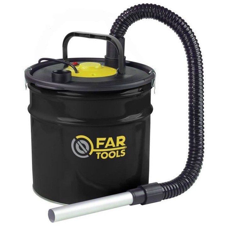 Aspirateur cendres FARTOOLS PRO - AMF 18B - Cuve métal - 18L (livré