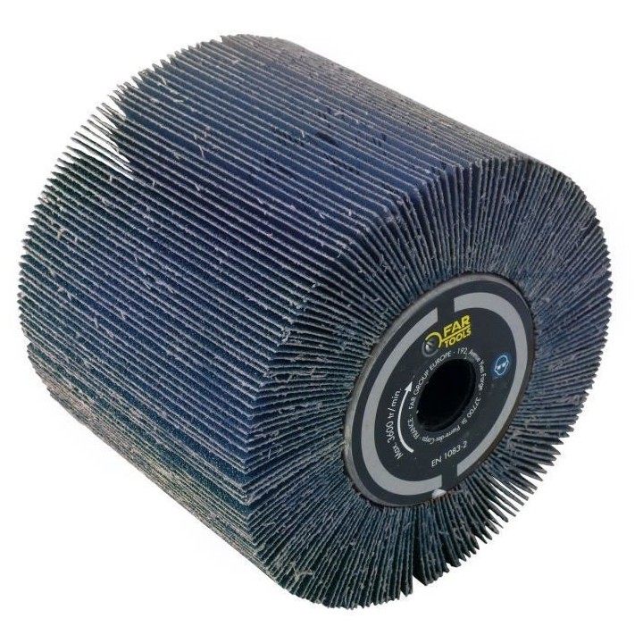 FARTOOLS Brosse a lamelles abrasives A120 Ø120mm/L100mm