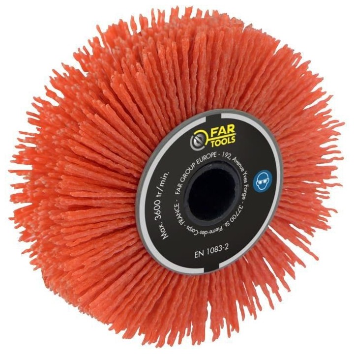 FARTOOLS Brosse de précision a nylon abrasif Ø120mm/L20mm
