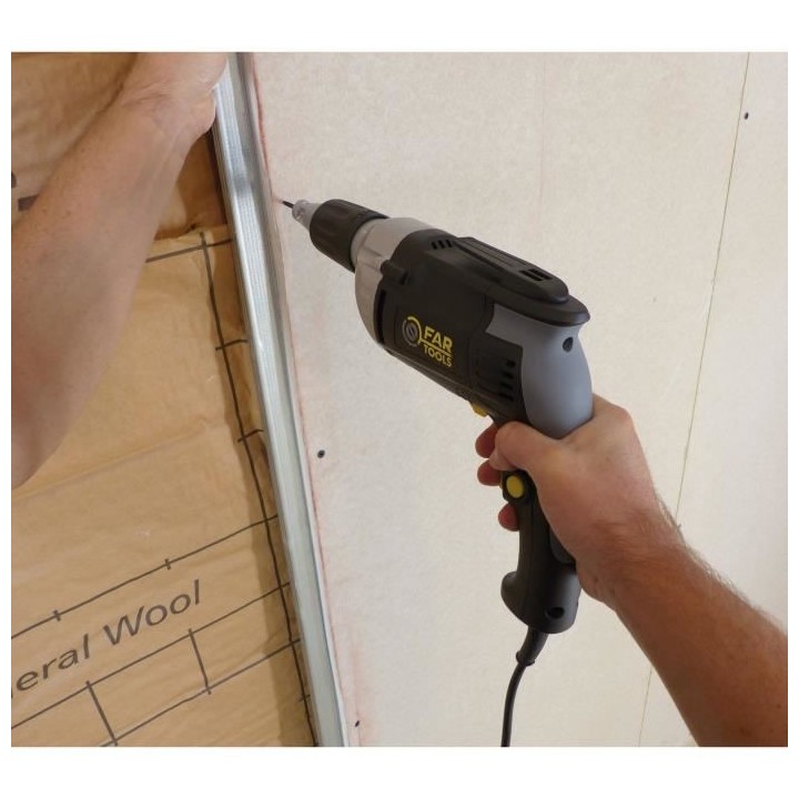 FARTOOLS Visseuse a plaque de plâtre 450W