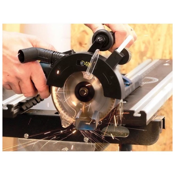 FARTOOLS SDBL-125 Scie circulaire double lame multimatériaux 1050W Ø
