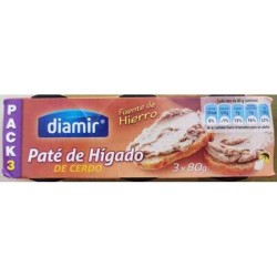 Pâté Diamir Foie de porc (3...