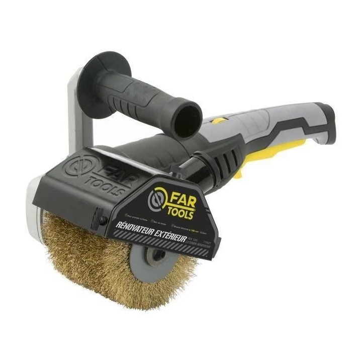 FARTOOLS PACK REX120C RENOVATEUR EXTERIEUR + BROSSE METALLIQUE DE PREC