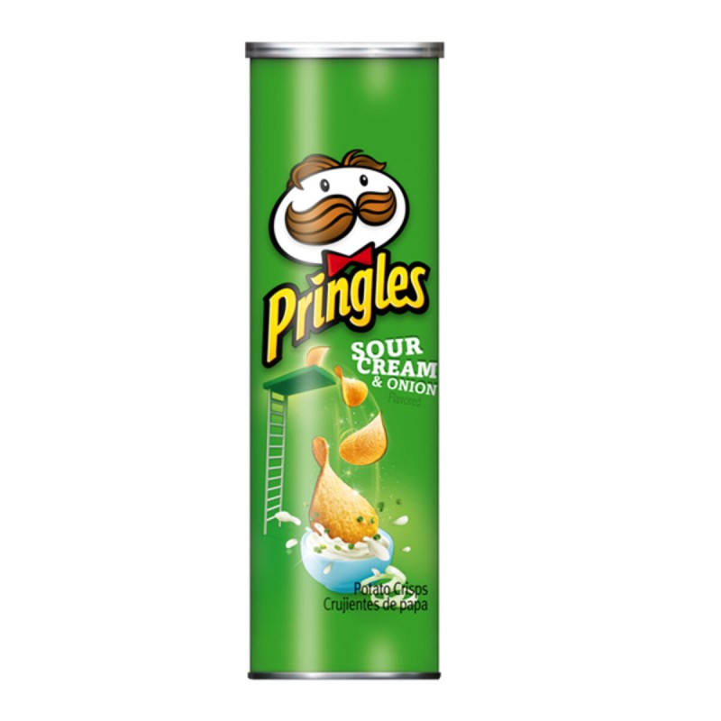 Les frites Pringles Cream & Onion (165 g)