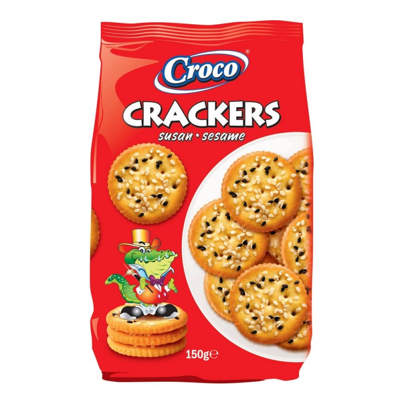 Biscuits Croco Craker Sesame (150 g)