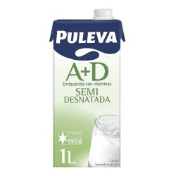 Lait demi-écrémé Puleva A+D...