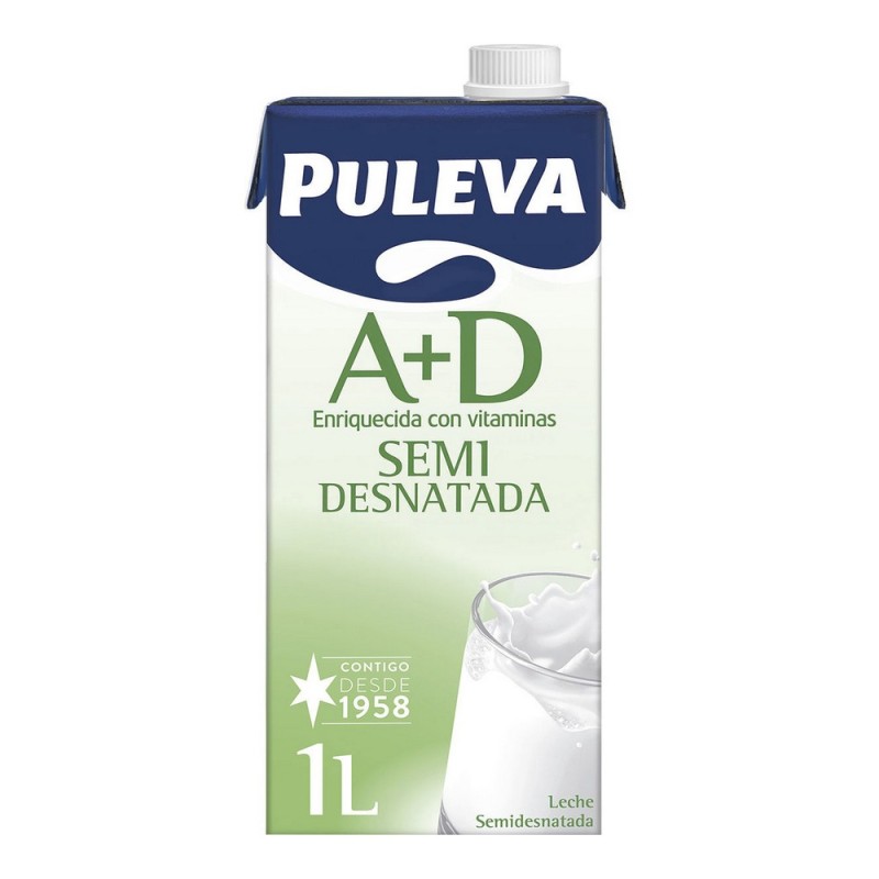 Lait demi-écrémé Puleva A+D (1 L)