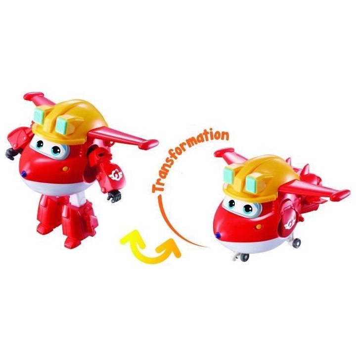 SUPER WINGS – TRANSFORMING JETT CONSTRUCTION – Avion Jouet Transfo