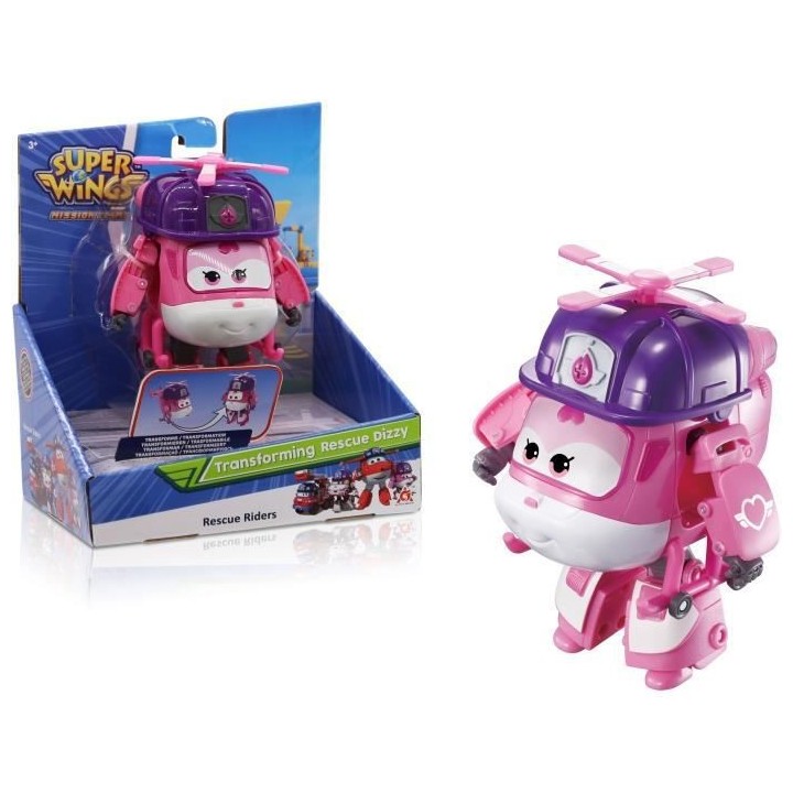 SUPER WINGS – TRANSFORMING DIZZY RESCUE – Hélicoptere Jouet Trans