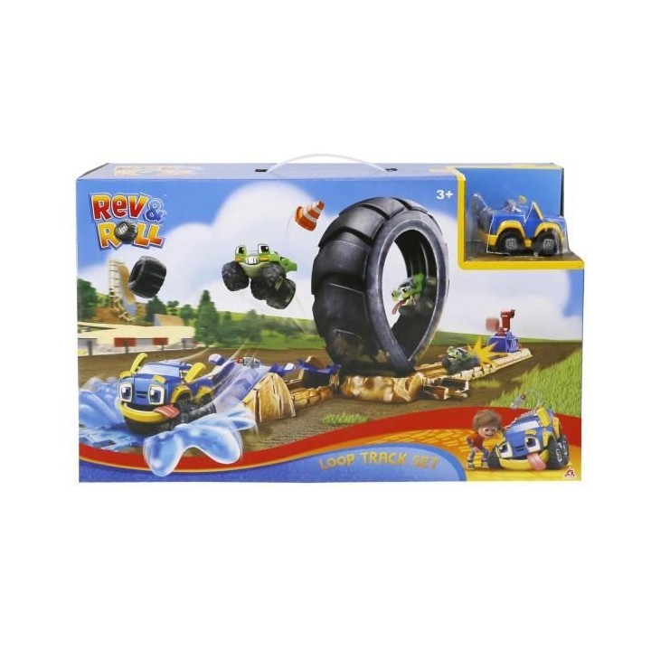 REV & ROLL – CIRCUIT VOITURE LOOP TRACK – Piste Modulable avec Loo