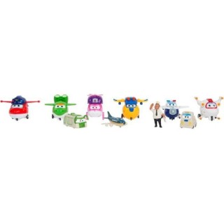 Coffret Super Wings de 6 Figurines Transform-a-bot 5 cm + figurines PV