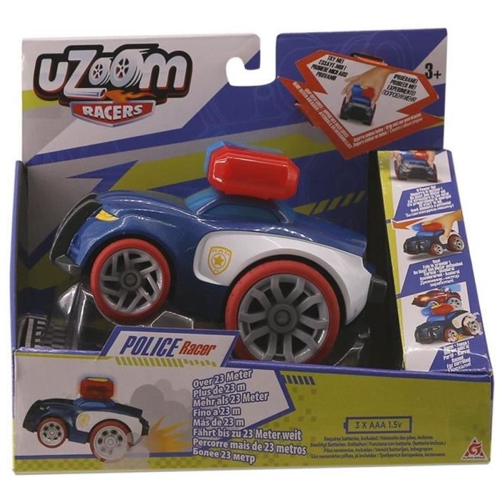 Véhicule a fonction UZoom RACERS Police Racer - EU851140