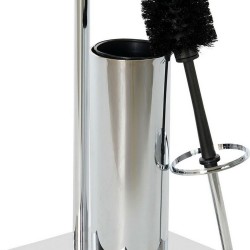 Brosse de salle de wc DKD Home Decor Acier (20 x 20 x 71 cm)