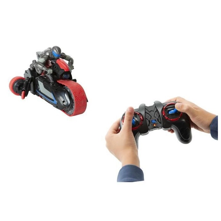 TERRATRAX – MOTO RADIOCOMMANDÉE – Moto Jouet Tout-Terrain a Rotat