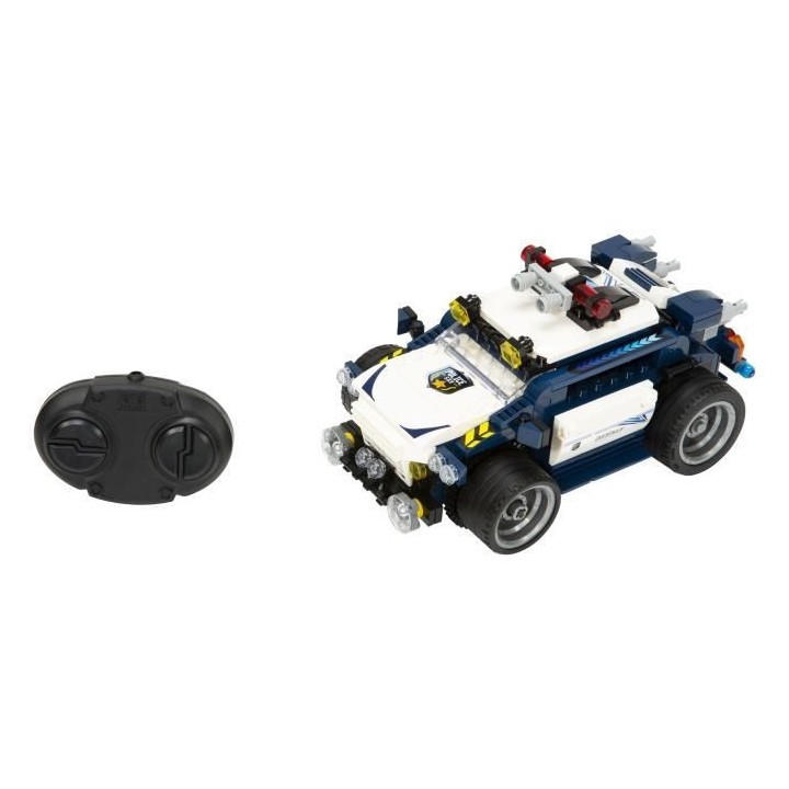 WISE BLOCK – JEU DE CONSTRUCTION VOITURE TÉLÉCOMMANDÉE JEEP POLIC