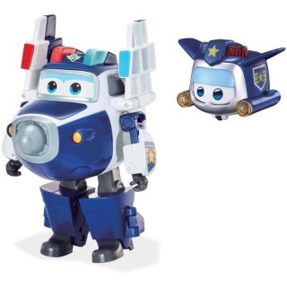 SUPER WINGS – TRANSFORMING PAUL SUPERCHARGE + FIGURINE SUPER MINI PA