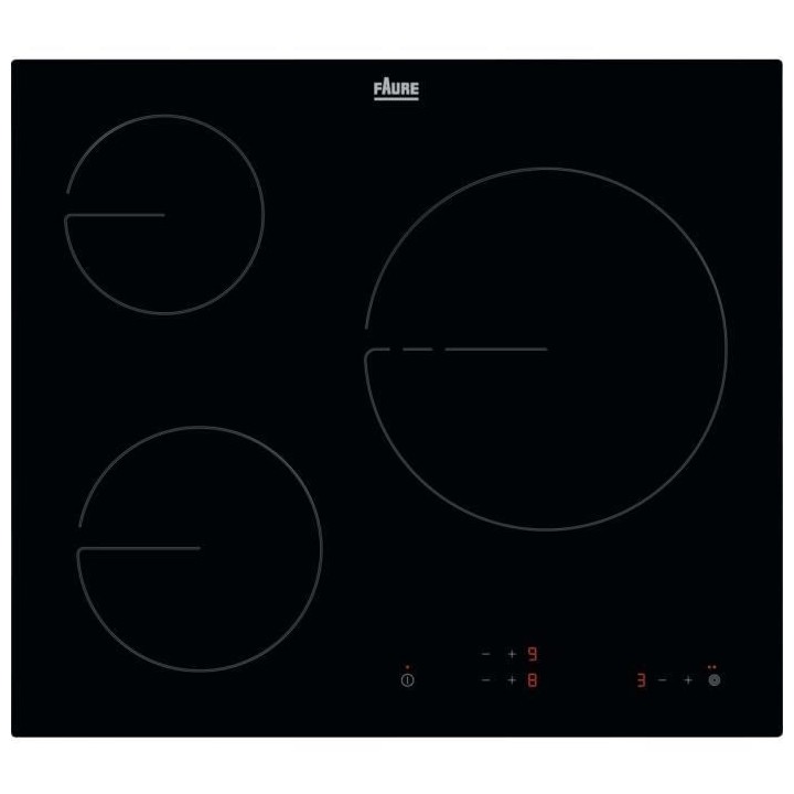 ELECTROLUX FHRN639K Plaque de cuisson vitrocéramique - 3 zones - 5700