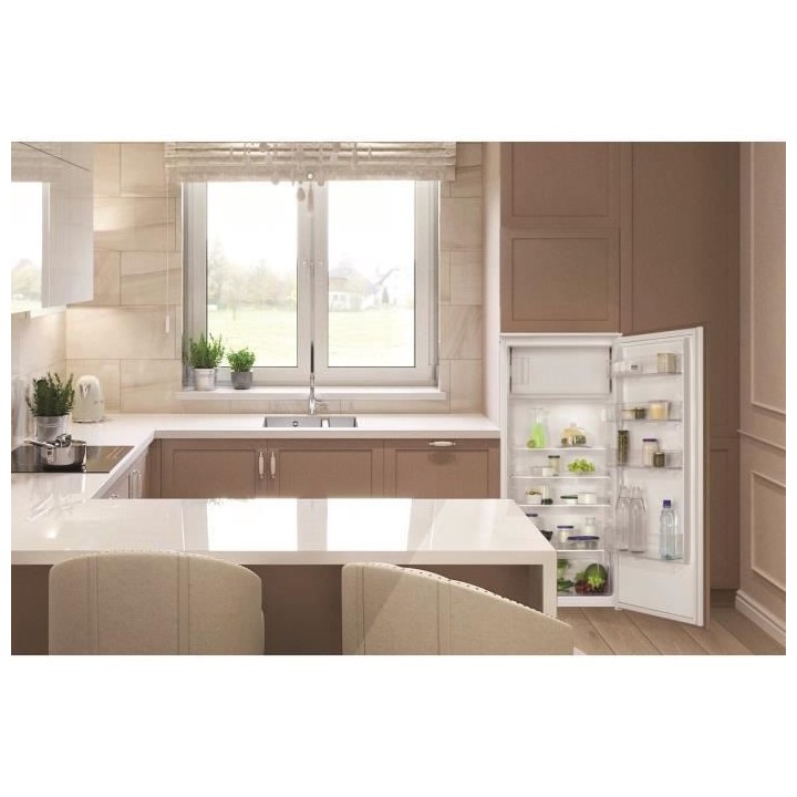 FAURE FEAN12FS1 - Réfrigérateur 1 Porte Encastrable - 187L (173 + 14