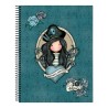 Carnet Gorjuss Black pearl Noir Turquoise A4 120 Volets