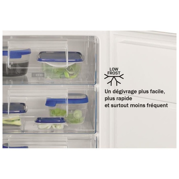 FAURE - Réfrigérateur congélateur bas encastrable FNFN18FS1 - 267L